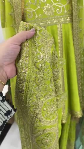 Rs 23000 Aneelas Stitched Raw Silk Wedding 3pc Net Duppata [FC-02] [Dispatch Time 2 Months] ~ [Chest 22] [Length 38] LARGE