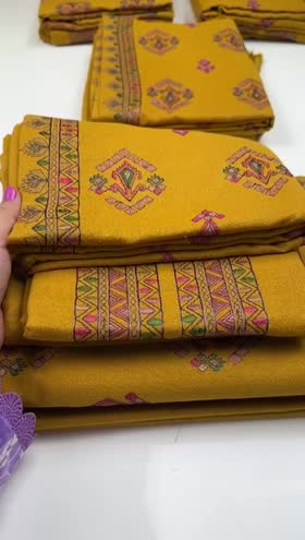 Rs 8750 Fragrant Karandi Heavy Shawl 3pc [D-05] [Dispatch Time 1 week]