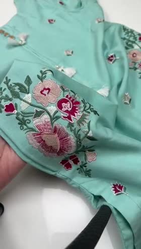 Rs 4850 Sahiba Stitched Dhanak Emb Shirt Emb Shalwar [Dispatch Time 2 Months] ~ [Chest 22] [Length 35] LARGE