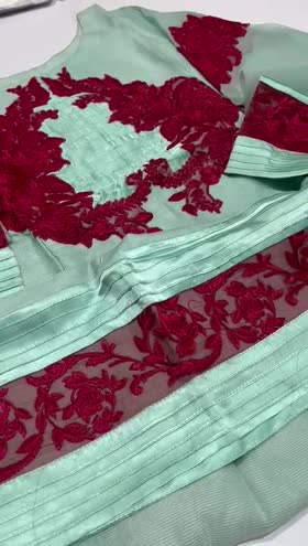 Rs 3000 Aneela’s Khaddi net Emb shirt ( Small)