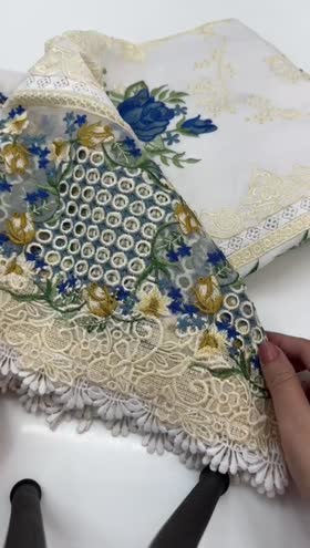 Rs 17500  Aneelas luxury lawn With back Emb stitched 3 piece [Dispatch time 1 month ~ [Chest 19] [Length 45] SMALL