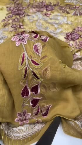 Rs 7500 Ramsha Chiffon 3pc Box Packing [A-706]