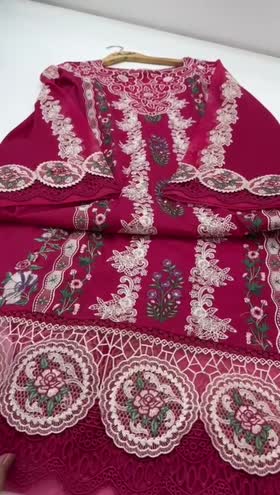 Rs 16500 Aneelas luxury lawn Emb stitched 3 piece [Dispatch date 23th March ] ~ [Chest 24] [Length 42] XXLARGE