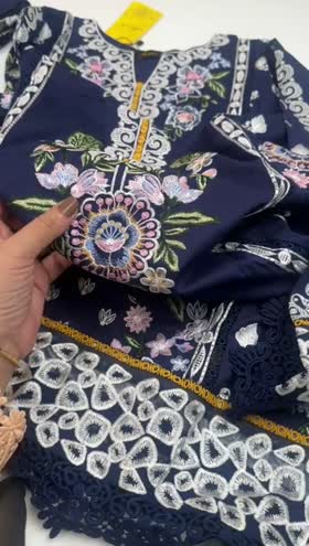 Rs 17500 Aneelas Stitched Luxury Lawn Emb 3pc [Dispatch Time 15 Days] ~ [Chest 19] [Length 44] SMALL