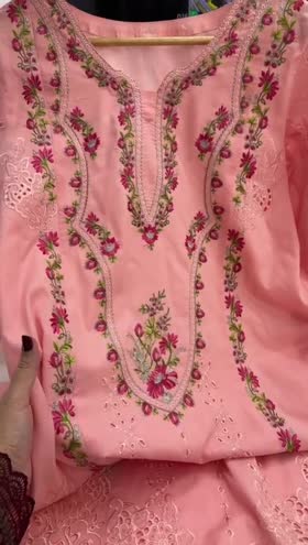 Rs 11500 Aneelas stitched lawn Emb shirt Emb Duppata 3 p. [ Dispatch time 1 month ] ~ [Chest 24] [Length 45] XXLARGE