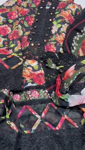 Rs 9500 Aneela’s lawn stitched Emb 3pc ( Medium)