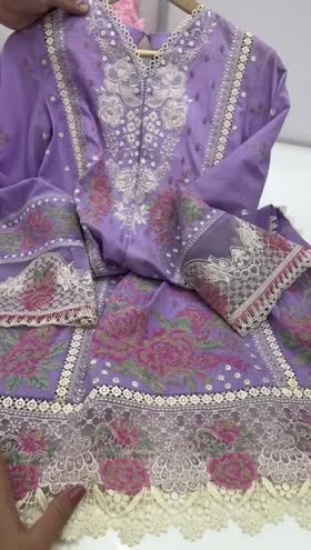 Rs 16500 Aneelas Luxury Lawn Stitched 3pc [LUX-18] [Dispatch Time 2 Months] ~ [Chest 21] [Length 49] MEDIUM (Shoot Length)