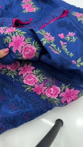 Rs 11000 Aneelas Luxury Lawn Stitched Emb Shirt Trouser [Dispatch Date 30th May] ~ [Chest 24] [Length 45] XXLARGE