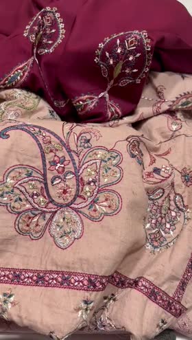 Rs 10498 CoCo by Zara shah Jahan karandi Emb 3pc new launch ( BLOOM 6A)