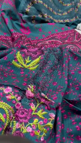 Rs 7950 Charizma Aniq staple Emb 3pc new launch (D 16)