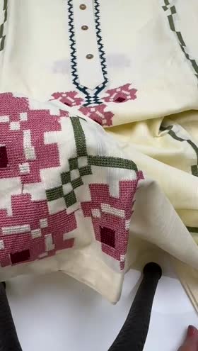 Rs 3850 Sahibas Stiched Emb 2pc ~ [Chest 22] [Length 44] LARGE