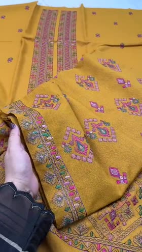 Rs 8750 Fragrant Karandi Heavy Shawl 3pc [D-05] [Dispatch Time 1 Month]