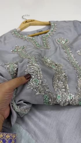 Rs 19500 Aneelas Ada work stitched shirt trouser [Dispatch month April ]   ~ [Chest 19] [Length 48] SMALL