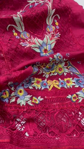 Rs 8500 Aneela’s lawn stitched Emb 2pc ( large]