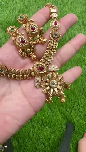 Rs 4500 South Indian Necklace set