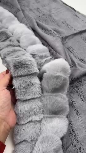 Rs 2900 Imported Fur Cape Shawl