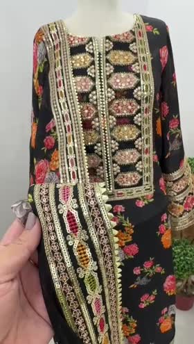 Rs 24500 Aneelas Stitched Luxury Trendy Wedding Raw Silk 3pc [LUX-15] [Dispatch Date 26th July] ~ [Chest 22] [Length 51] LARGE (Shoot Length)
