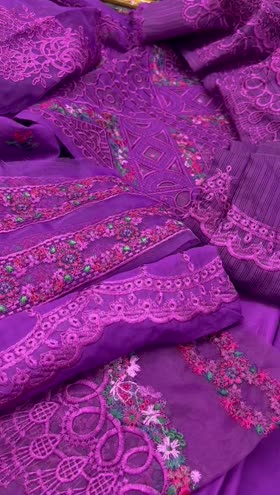Rs 9500 Bin Ilyas lawn Emb 3pc new launch (105B)