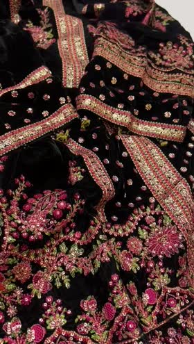 Rs 10000 Aneela’s velvet stitched Emb 2pc ( medium)