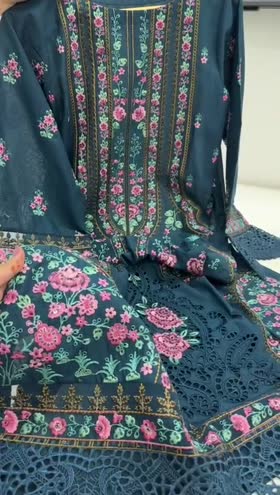 Rs 9950 Aneelas Stitched Luxury Lawn Heavy Emb 2pc New Launch [Dispatch Date 5th June] ~ [Chest 24] [Length 48] XXLARGE