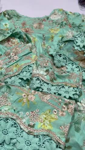 Rs 7500 Aneela’s lawn Emb 3pc ( large )