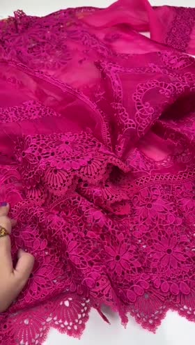 Rs 17500 Aneelas Stitched Semi Formal Organza Khadi Net Duppata 4pc [OR-02] [Dispathc Time 2 Months] ~ [Chest 22] [Length 48] LARGE