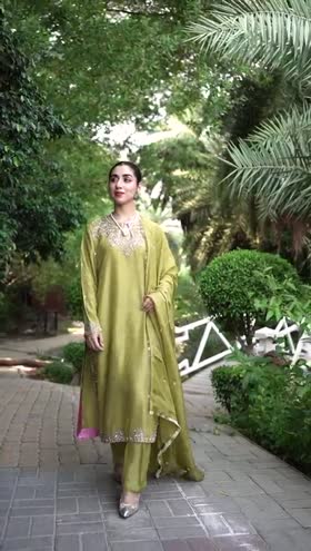 Rs 25000 Aneelas Ada work stitched 3pc [Dispatch date 15th April ] ~ [Chest 19] [Length 48] SMALL