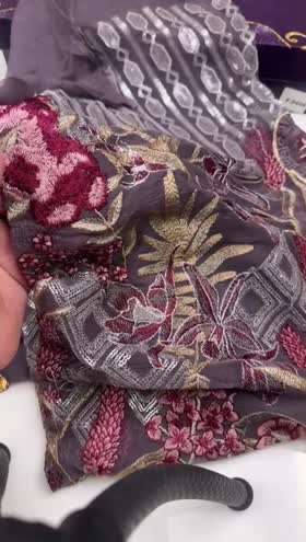 Rs 7500 Ramsha Chiffon 3pc Box Packing [F-2409]