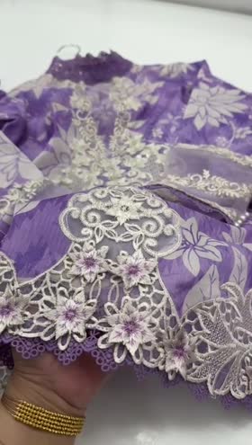 Rs 10500 Aneelas Stitched Printed Lawn Emb 3 piece new Launch With Same Stitching Style [PR-03] [Dispatch Date 20th June] ~ [Chest 23] [Length 45] XLARGE