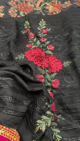 Rs 20990 [Maria B] Winter Luxe Emb Velvet 3pc [D9]