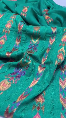 Rs 7950 Fragrant Winter Karandi Emb 3pc Chiffon Emb Duppata [D 02]