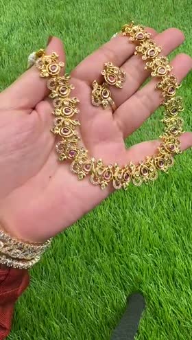 Rs 3800 South Indian Necklace set