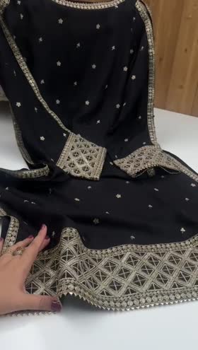 Rs 6500 Aneelas UNstitched Raw Silk Shirt Trouser [FC-03] [Dispatch Time 1 Month]