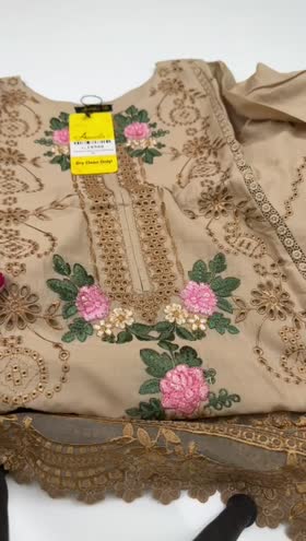 Rs 14500 Aneelas Emb Lawn Stitched 3pc [LUX-02] [Dispatch Time 1 Month] ~ [Chest 21] [Length 46] MEDIUM