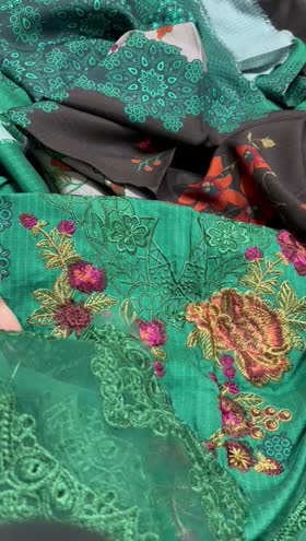 Rs 7950 Charizma Aniq staple Emb 3pc new launch (D 16)