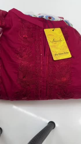 Rs 15500 Aneelas Luxury Lawn Emb Stitched 3 piece [Same Trouser] [Dispatch time 2 months] ~ [Chest 22] [Length 48] LARGE