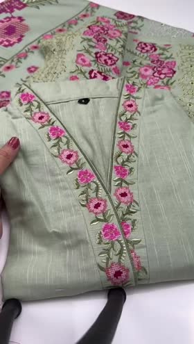 Rs 5700 Sahiba Khadar Stitched 3pc [Dispatch Time 2 Months] ~ [Chest 22] [Length 44] LARGE