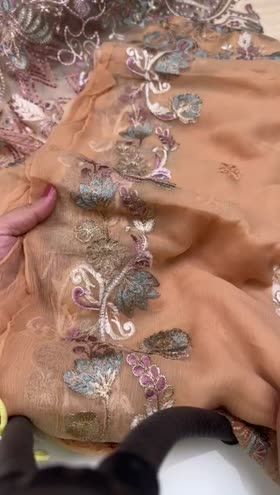 Rs 7500 Ramsha Chiffon 3pc Box Packing