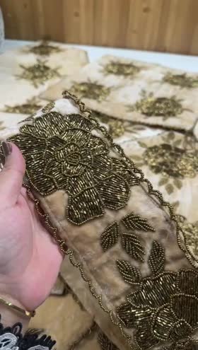 Rs 13500 Hand Made Cushions and Table Runners Set [Dispatch Time 1 Month]