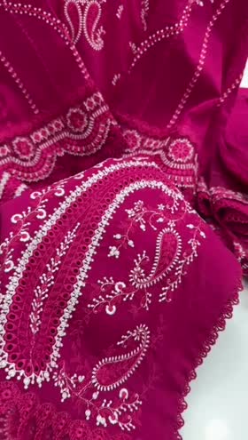 Rs 15500 Aneelas Stitched Luxury Lawn Emb Shirt Emb Trouser Emb Duppata 3pc [LUX-06] [Dispatch Date 20th June] ~ [Chest 19] [Length 45] SMALL