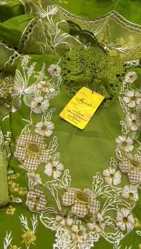 Rs 9000 Aneela’s lawn stitched Emb 3pc ( XX Large)