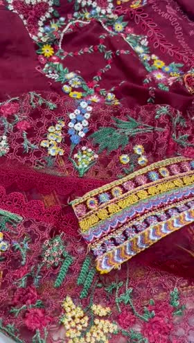 Rs 8500 Mushq lawn Emb 2 pc