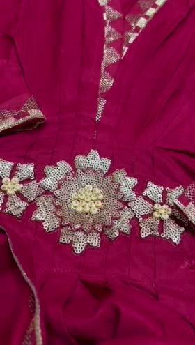 Rs 4100 Sahiba Stitched Emb Kaftan ~ [Chest 20] [Length 55] SMALL