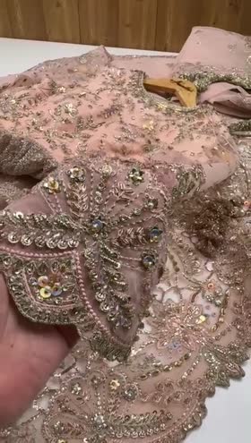 Rs 28500 Aneelas Heavy Ada Work Bridal Maxi 3pc UNstitched [BR-07] [Dispatch Time 45 Days]