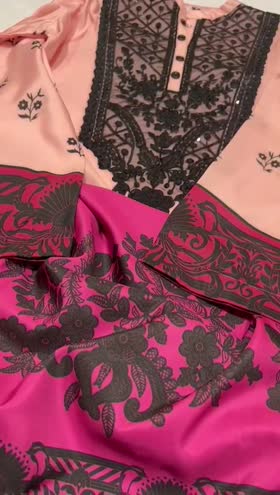 Rs 3200 Sahiba stitched Emb shirt  ~ [Chest 19] [Length 53] SMALL