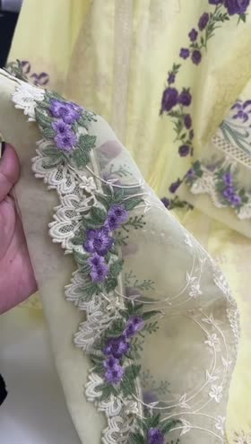 Rs 9950 Aneelas stitched luxury lawn Emb shirt trouser [Dispatch date 20th April ] ~ [Chest 24] [Length 50] XXLARGE