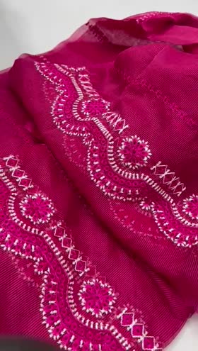 Rs 1000 Khaddi net Emb duppata