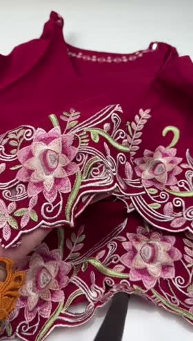 Rs 4500 Sahiba Stitched Emb Khadar 2pc [Dispatch Time 1 Month] ~ [Chest 21] [Length 46] MEDIUM